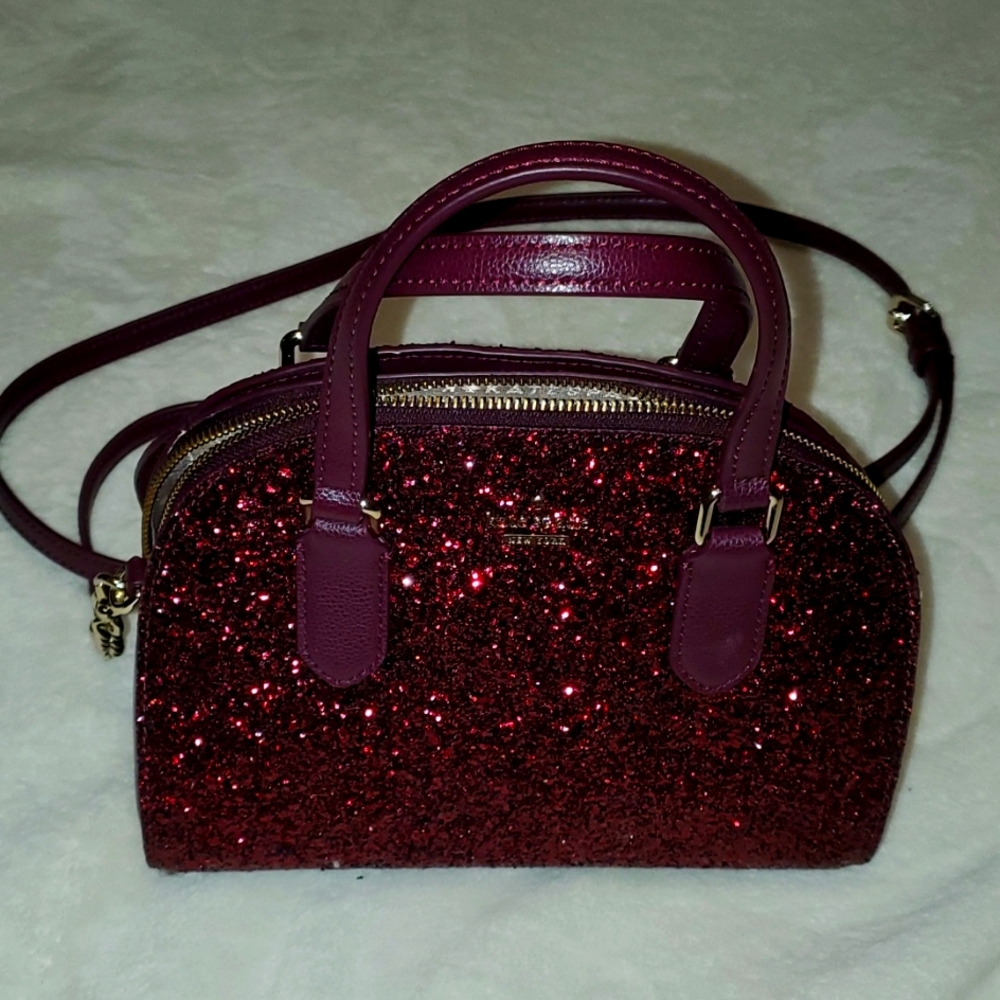 Ruby Red Sparkles Kate Spade Satchel